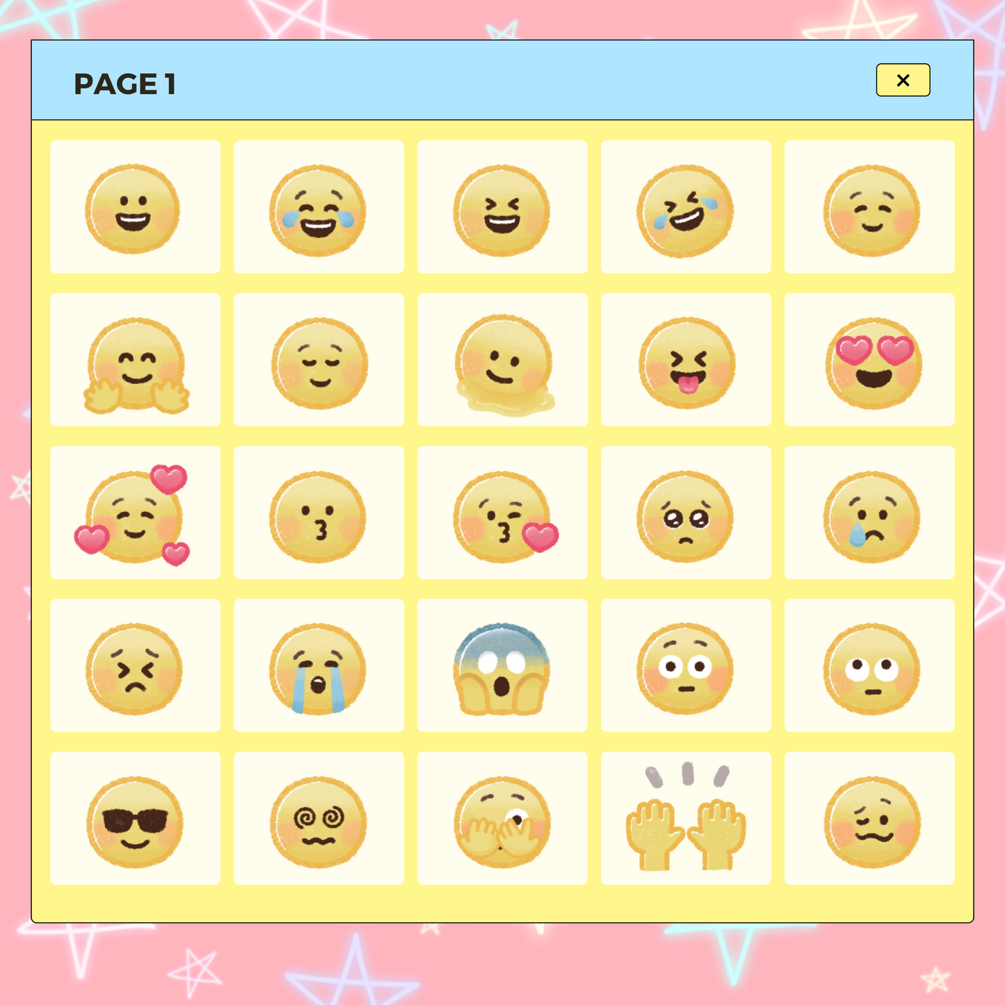 144 Free Emojis + Doodle Fonts | Goodnotes Planner | Digital Stickers | PNG Files | Variety Pack
