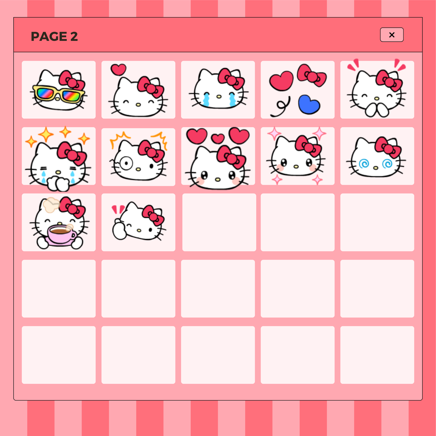 37 Happy New Year Hello Kitty | Goodnotes Planner | Digital Stickers | PNG Files | Variety Pack