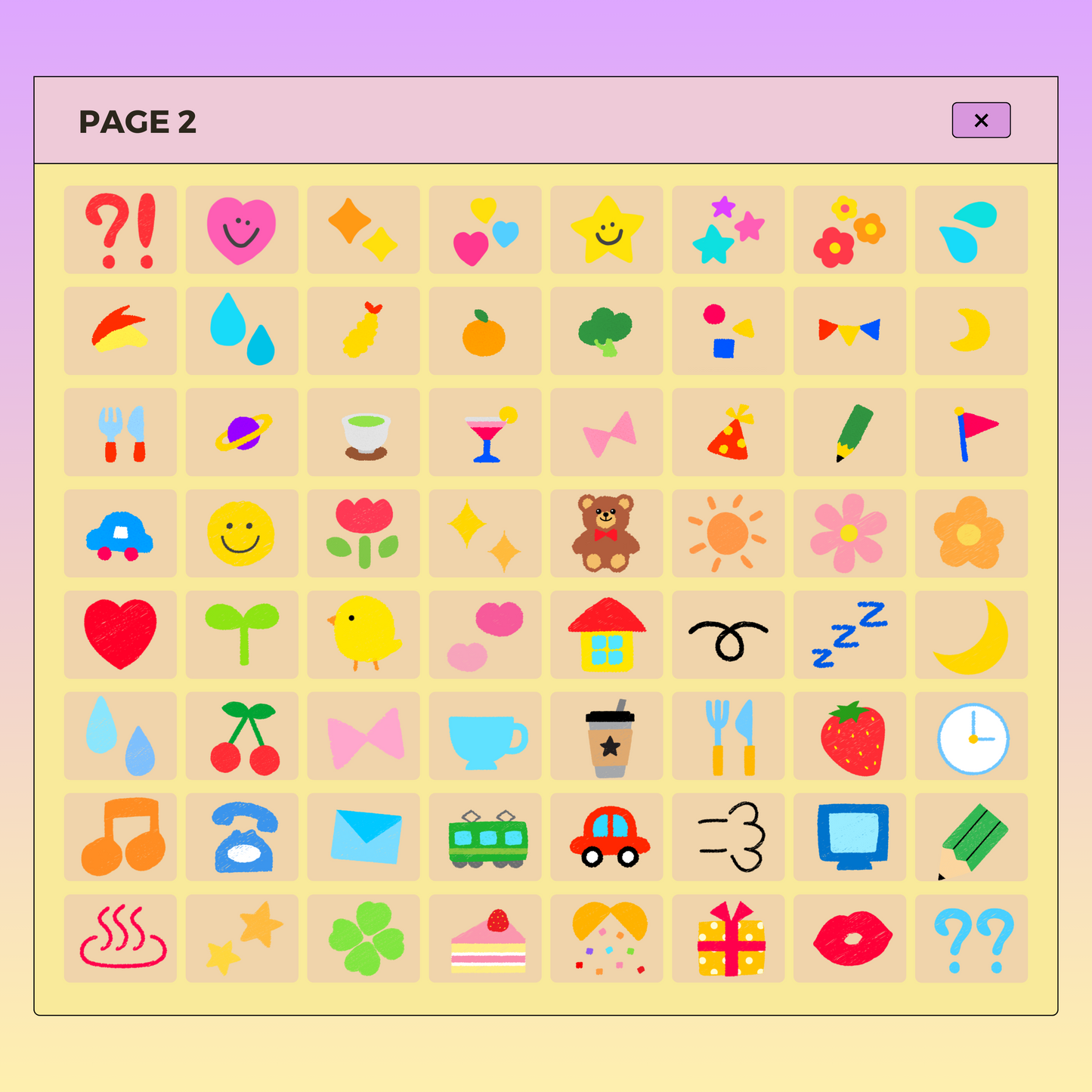 520 Cute Colorful Digital Stickers | Goodnotes Planner | Digital Stickers | PNG Files | Variety Pack