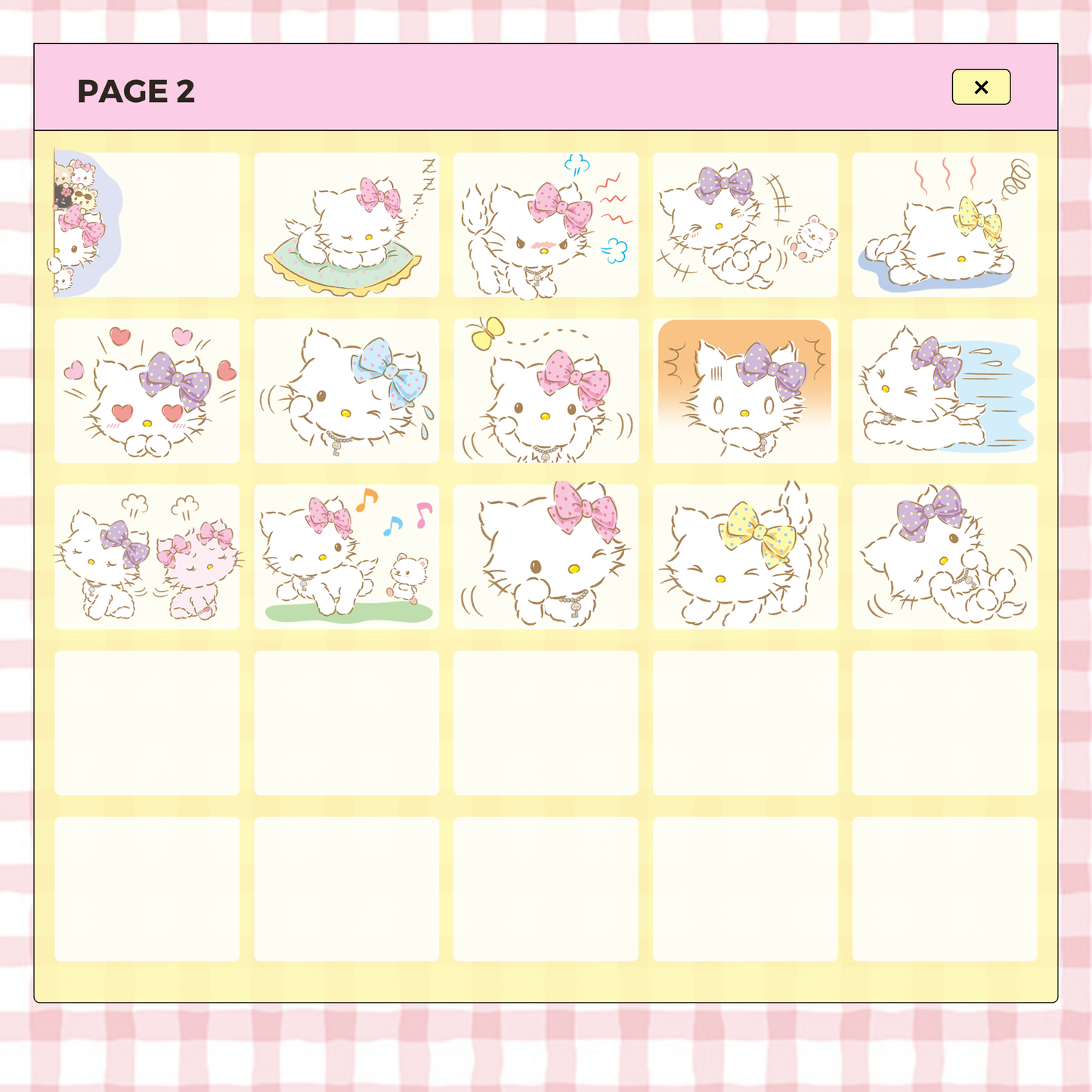 40 Soft Pastel Hello Kitty | Goodnotes Planner | Digital Stickers | PNG Files | Variety Pack