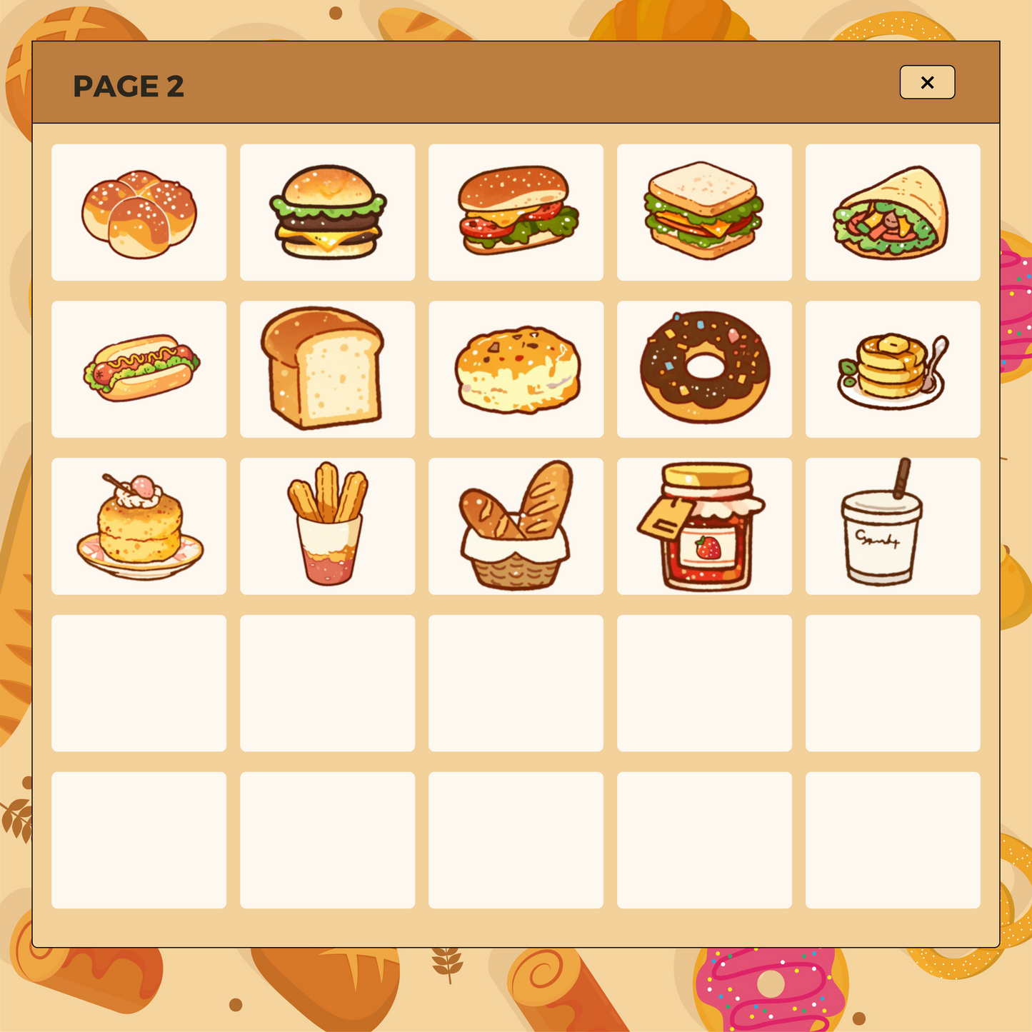 40 Cute Bear Bakery | Goodnotes Planner | Digital Stickers | PNG Files | Variety Pack