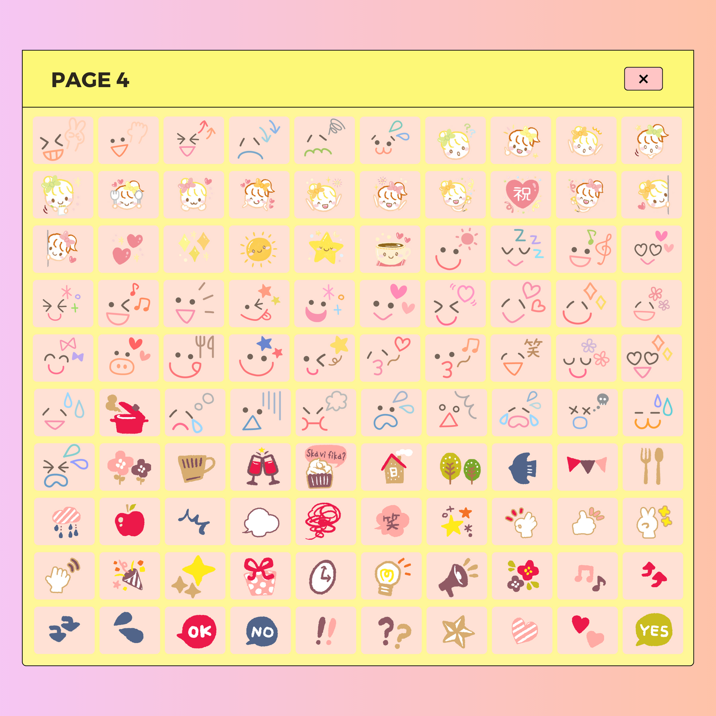 600 Cute Cartoon Style Digital Stickers | Goodnotes Planner | Digital Stickers | PNG Files | Variety Pack